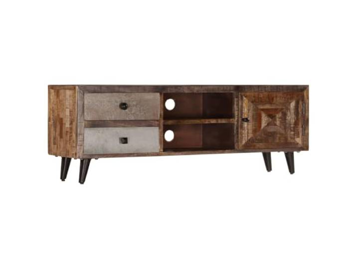 Helloshop26 TV-Bank TV Sideboard TV Sideboard Praktisches Design 118 cm Mangoholz Massiv 2502286
