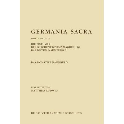 Die Bistümer der Kirchenprovinz Magdeburg. Das Bistum Naumburg 2. Das Domstift Naumburg, Gebundene Ausgabe von Matthias Ludwig, De Gruyter Akademie,