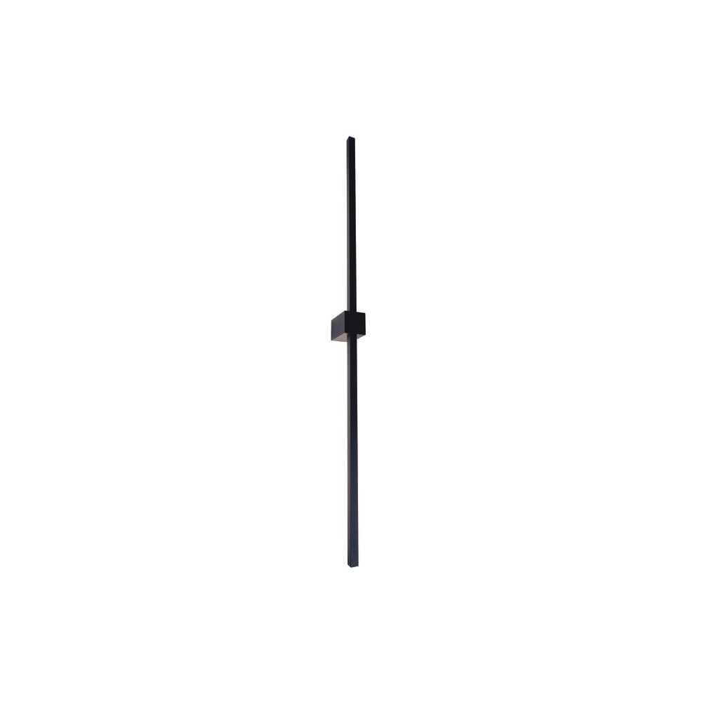 Lyora Strakke wandlamp Girona 123 cm - Antraciet/Zwart