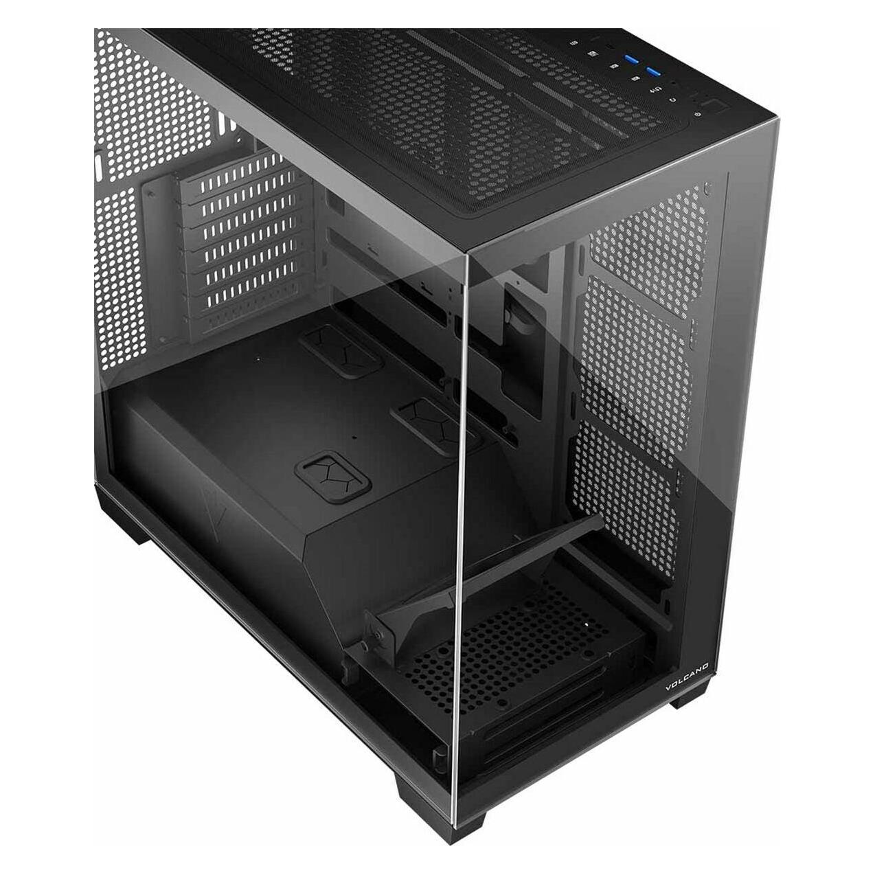Modecom Computergehäuse VOLCANO STELLAR MIDI (ATX, mATX, Mini-ITX) (AT-STELLAR-NF-0000-10)