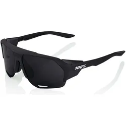 100%, Unisex, Sportbrille, Norvik (Matte Black, Grey), Grau, Schwarz