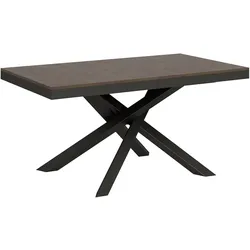 Itamoby Ausziehbarer Tisch 90x160/264 cm Volantis Evolution Walnuss Anthrazit Gestell