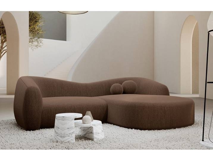 Ecksofa Murcia L-Form aus Stoff