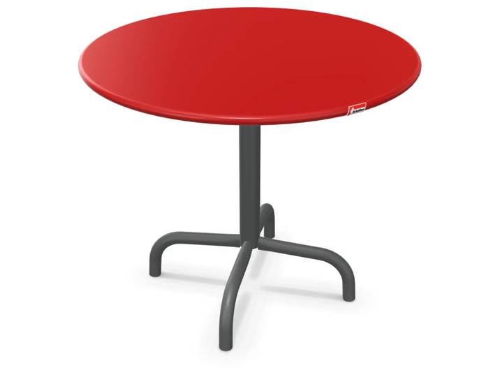 Metall-Beistelltisch Rigi von Schaffner / Farbe: Rot / Grösse: x cm