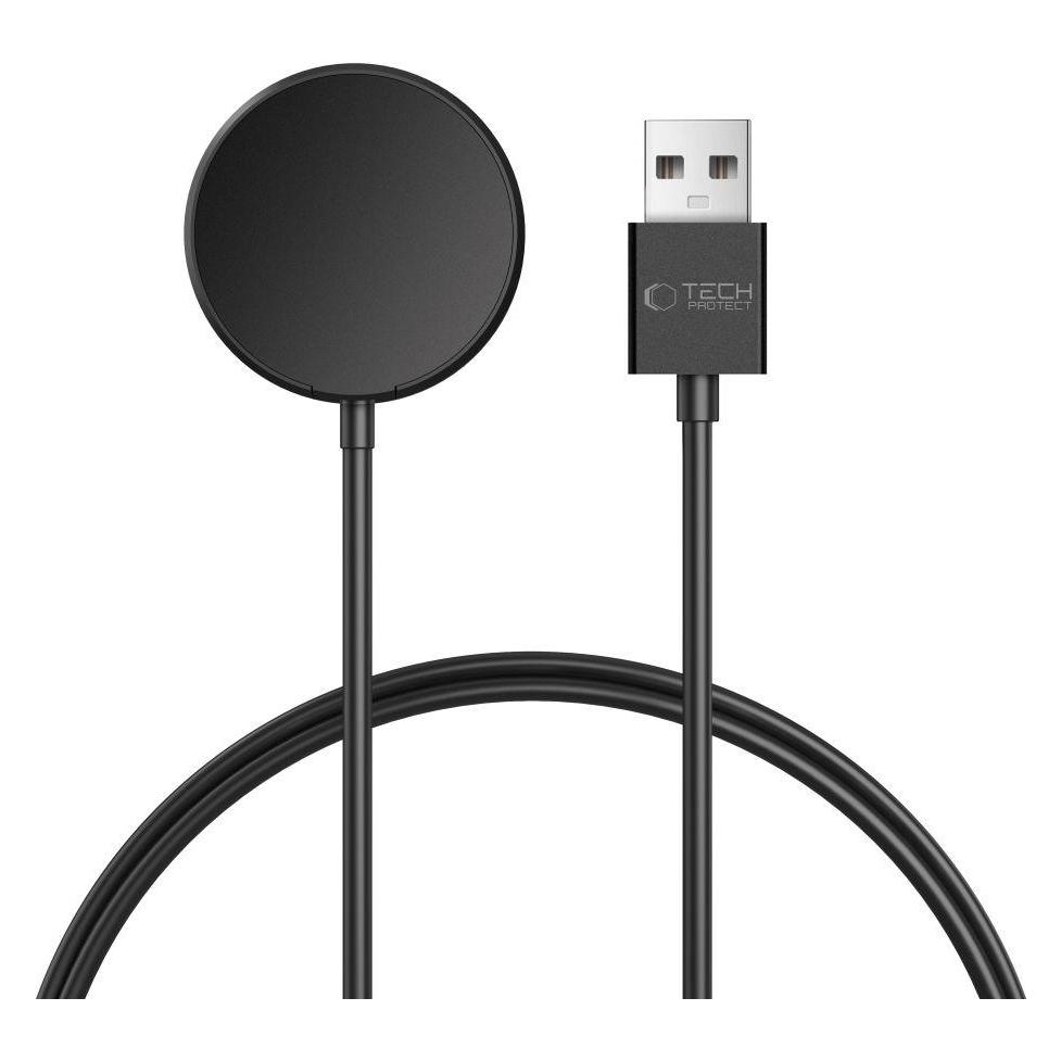 Tech-Protect Mc03 Ultraboost Magnetische Lade-Usb-Kabel 100cm Samsung Galaxy Watch Schwarz (5906302335244)