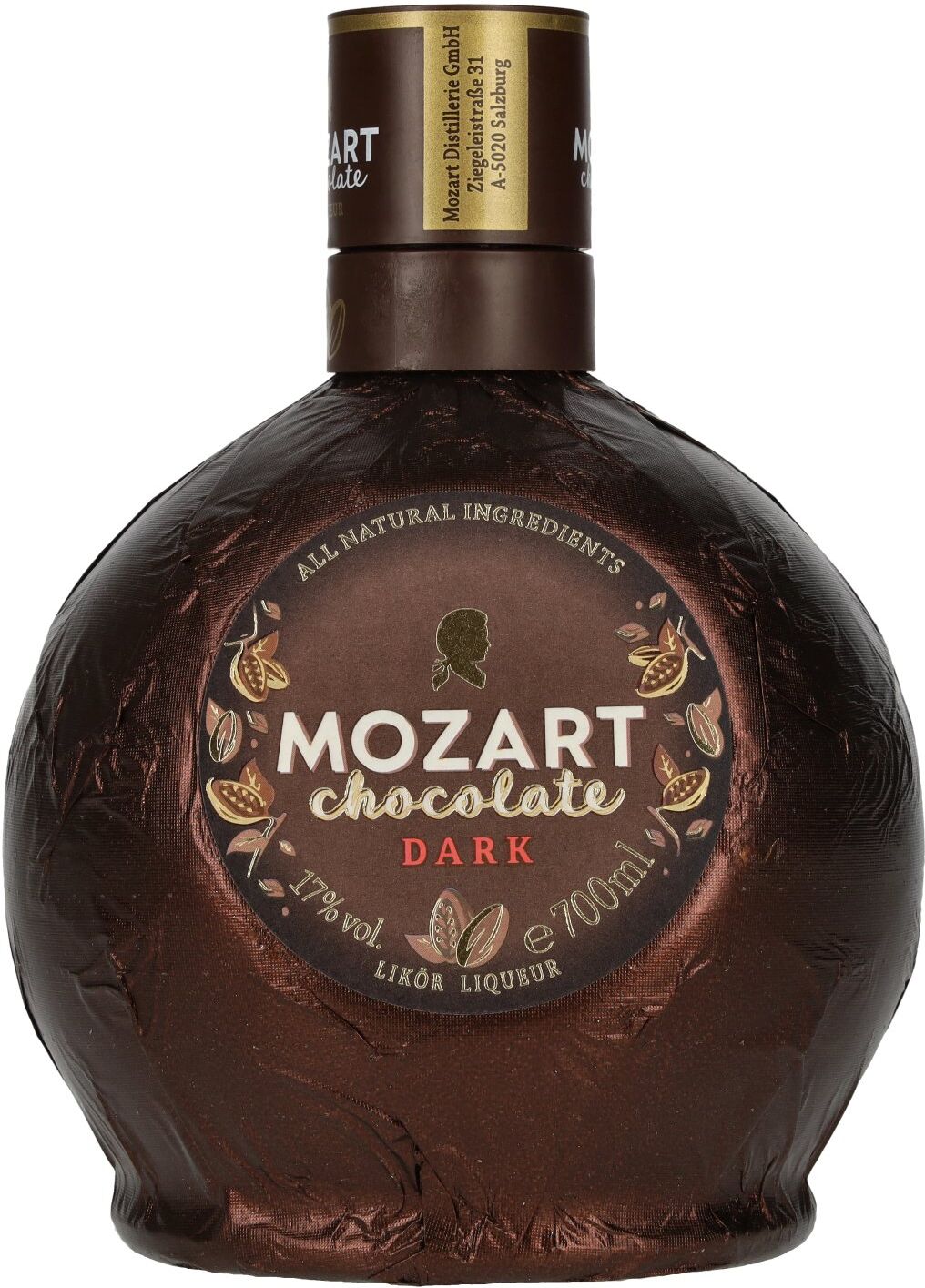 Mozart Liköre Mozart Chocolate Dark Likör 17% Vol. 0,7l