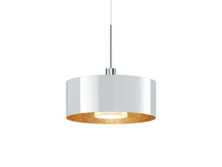 Bruck Pendelleuchte Cantara Glas LED, deutsche Herstellung - Wei