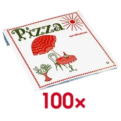 Papstar Pizzataschen 30 x 30 cm, 100 Stück, 30x30 cm
