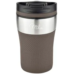 Milu Isolierbecher-Set (2-tlg.) - 210 ml - braun