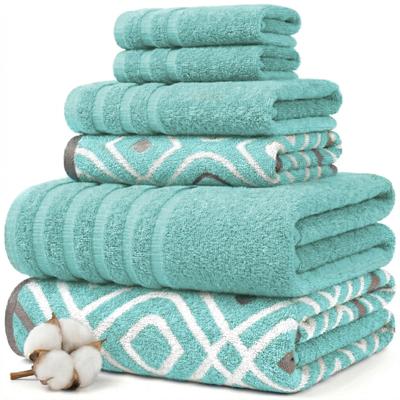 Modern Threads 6-Piece Yarn Dyed Oxford Towel Set