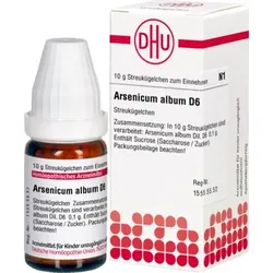 ARSENICUM ALBUM D 6 Globuli 10 g Globuli
