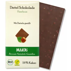 Dattel Schokolade - Haselnuss 56%