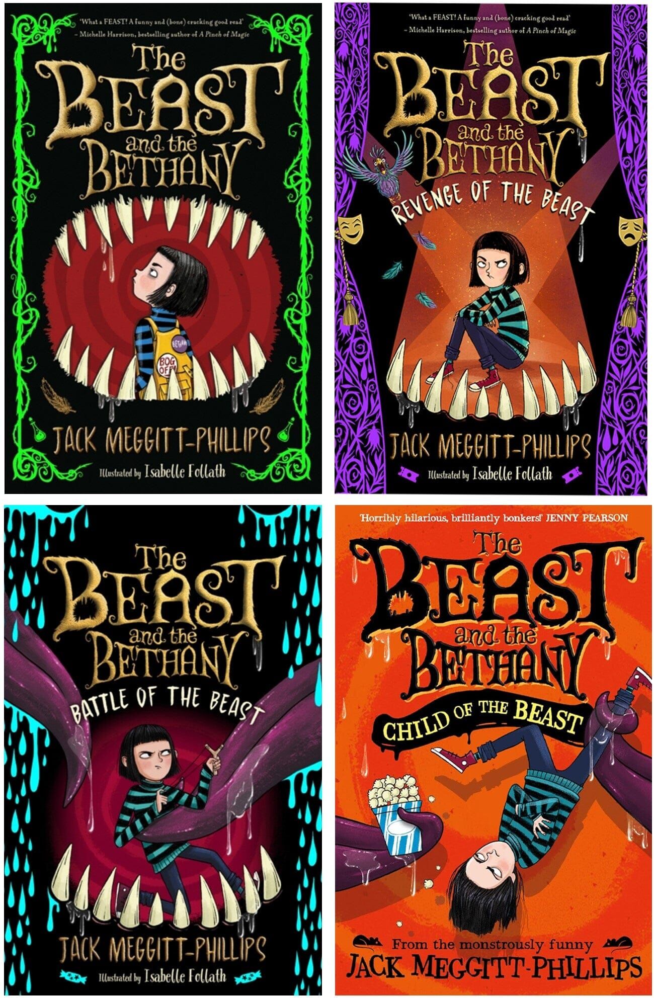The Beast and the Bethany Series By Jack Meggitt-Phillips 4 Books Collection Set - Ages 8+ - Paperback Farshore/Egmont