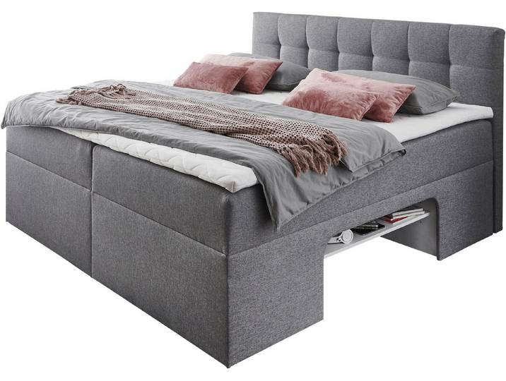 Home affaire Boxbett, Nische im Bettkasten für zusätzlichen Stauraum