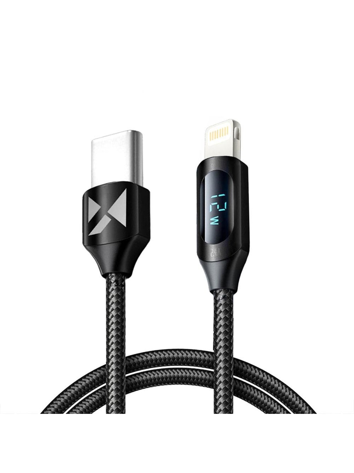 Wozinsky WUCLC1 Lightning - USB-C cable 36W 480Mb/s 1m - black