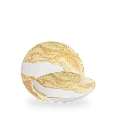 Churchill Tide Gold Asymmetrisch Schale 22cm