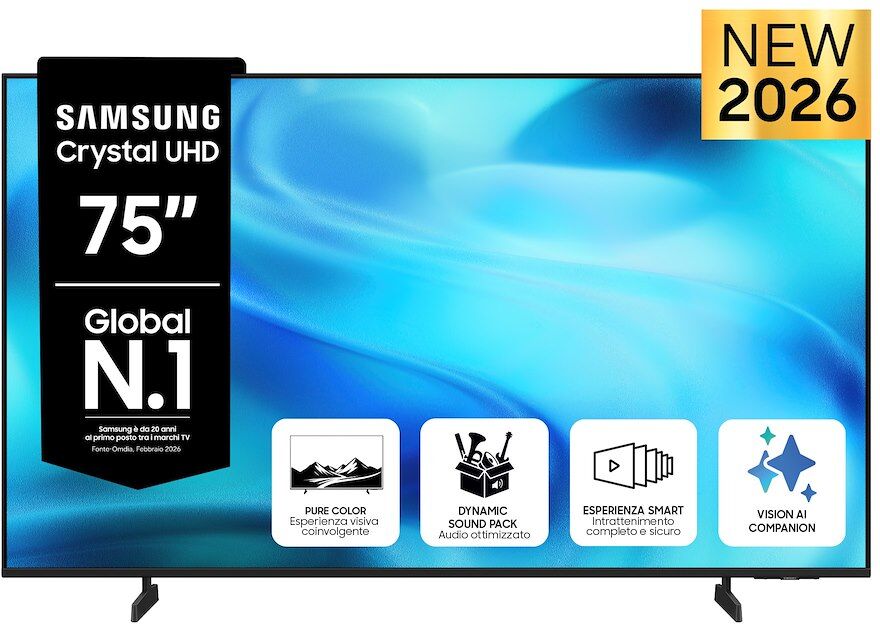 Smart TV Samsung Crystal UHD 75" UE75U7000HUXZT LED 4K