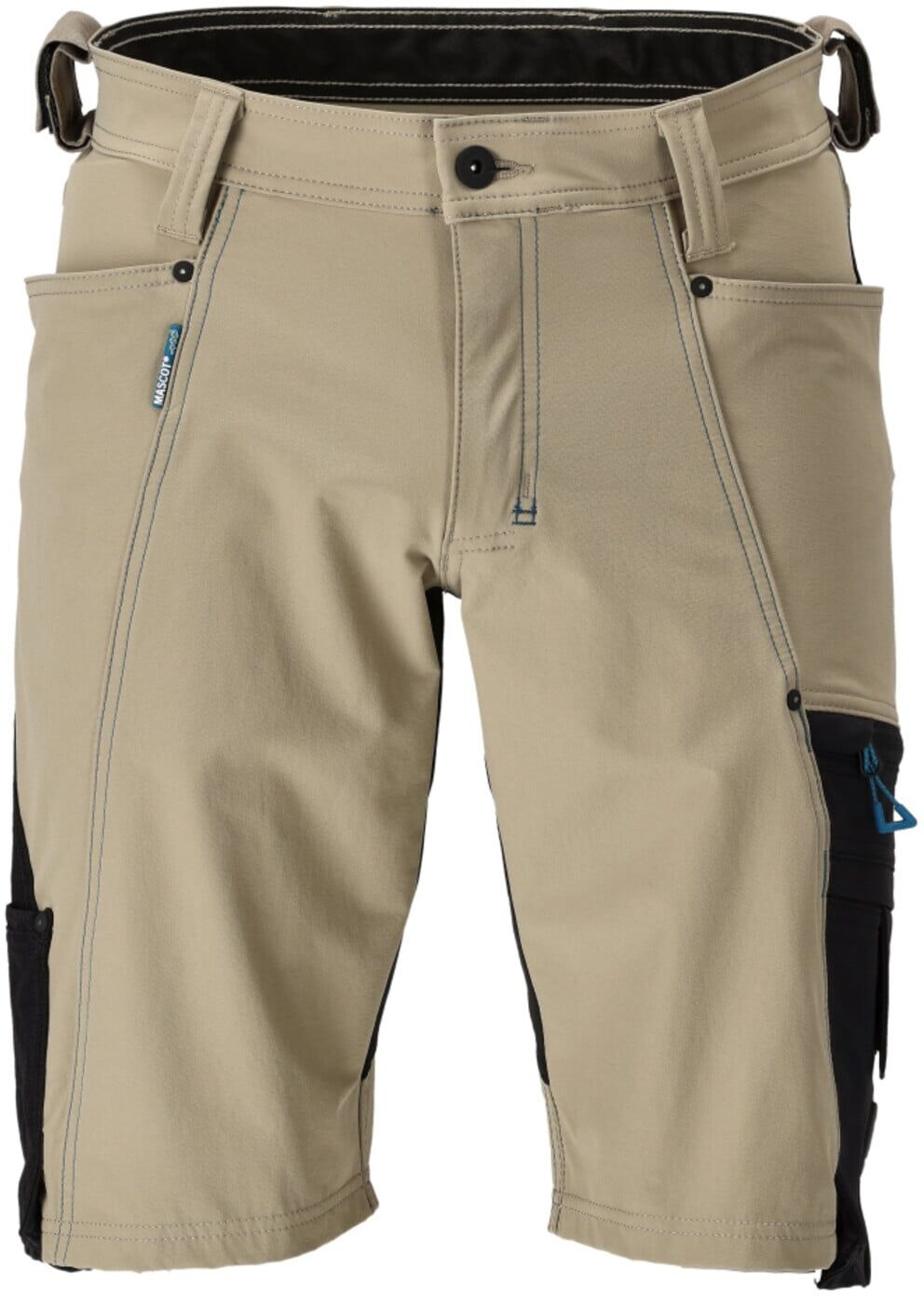 Mascot Shorts ULTIMATE STRETCH C64 hellkhaki schwarz (23149-311-5509-C64)
