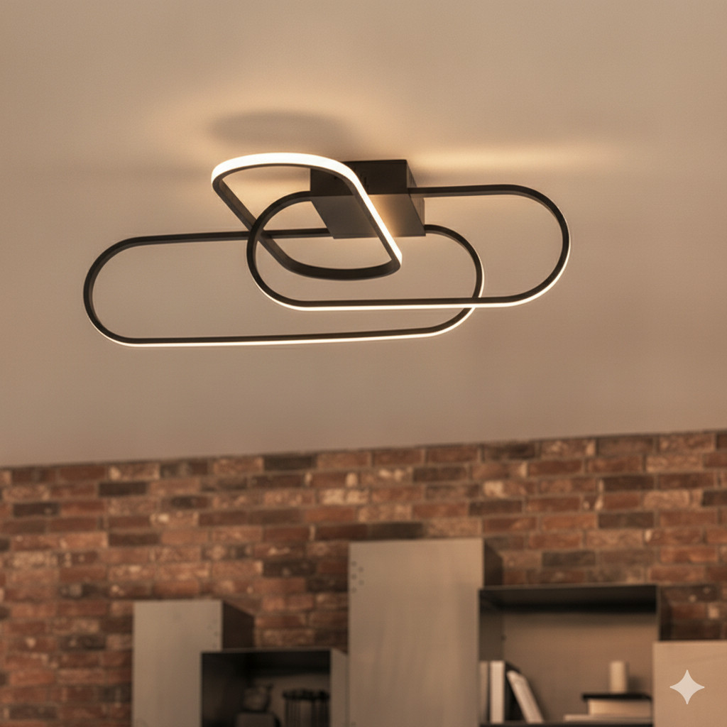 Arte Lyora Design plafondlamp zwart