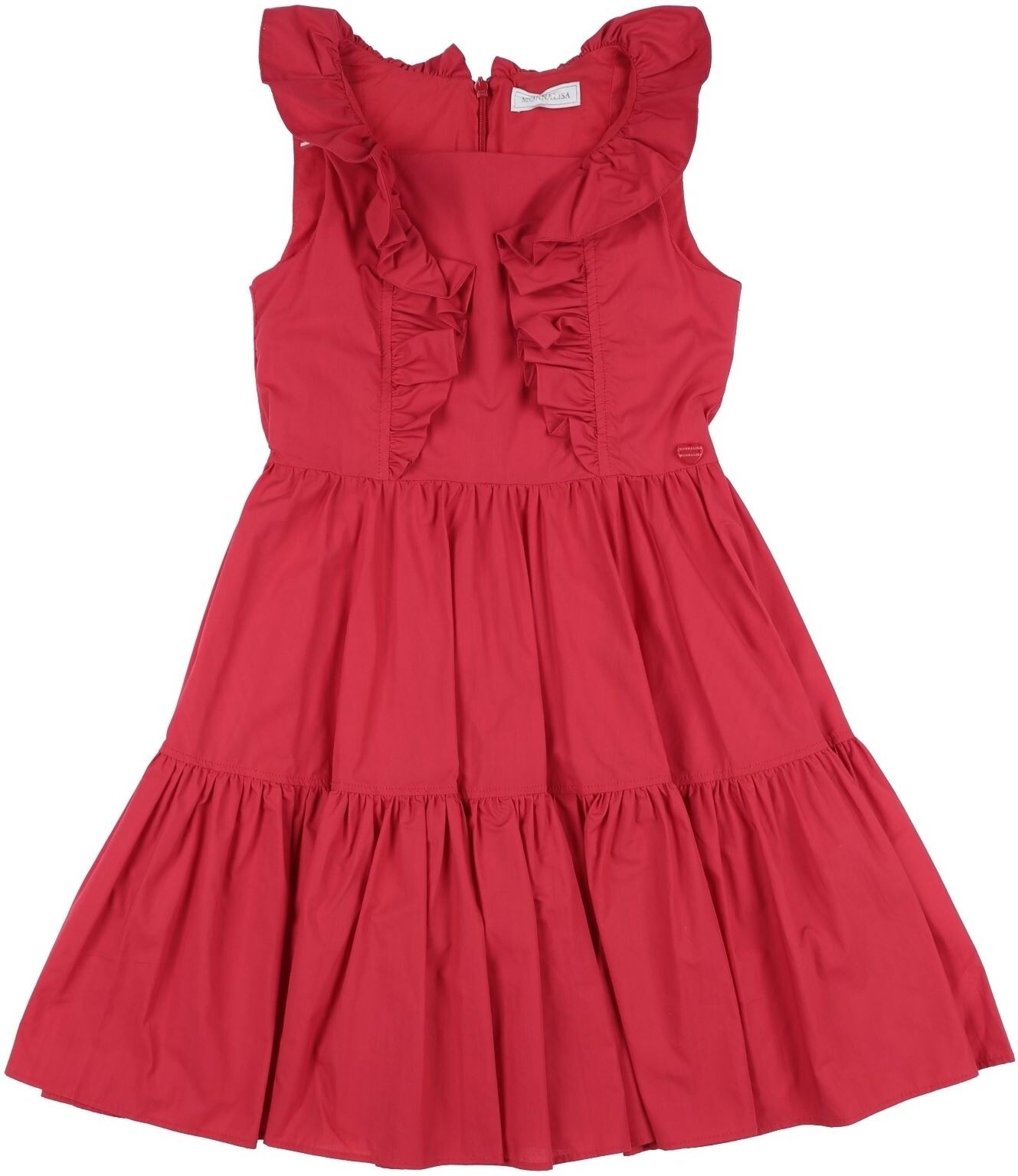Monnalisa Vestido para niña Chica Rojo 10,12 Chica