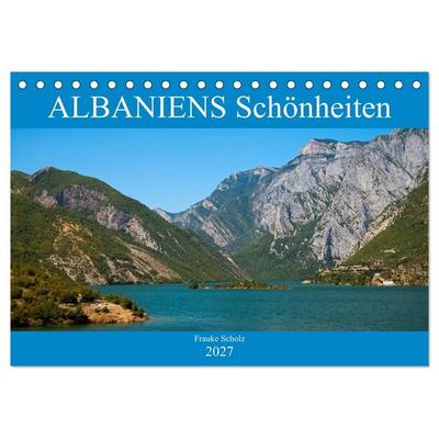 ALBANIENS Schönheiten (Tischkalender 2027 DIN A5 quer), CALVENDO Monatskalender