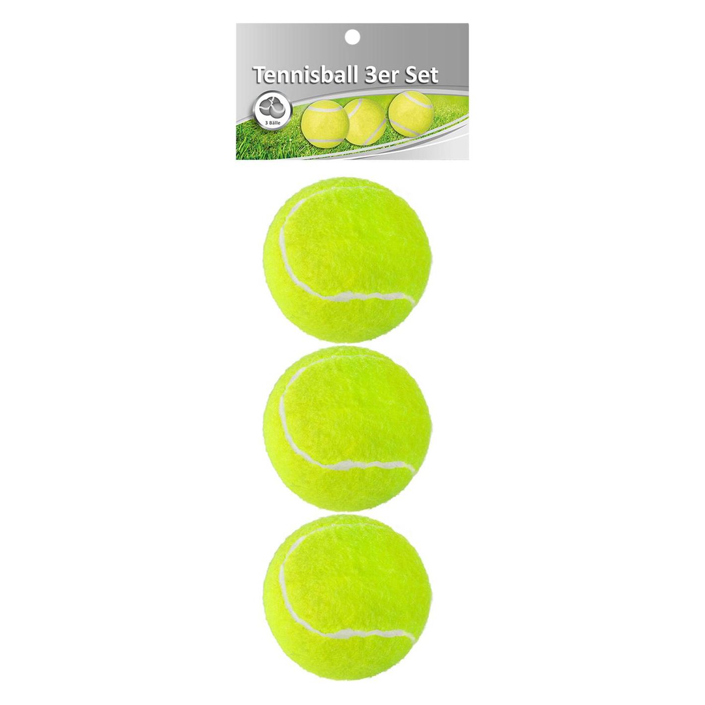 Idena 3 Tennisbälle gelb/grün (TB602)