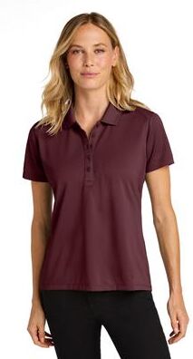 Port Authority LK240 Women's Wearever Performance Pique Polo Shirt in Burgundy size 4XL   Polyester
