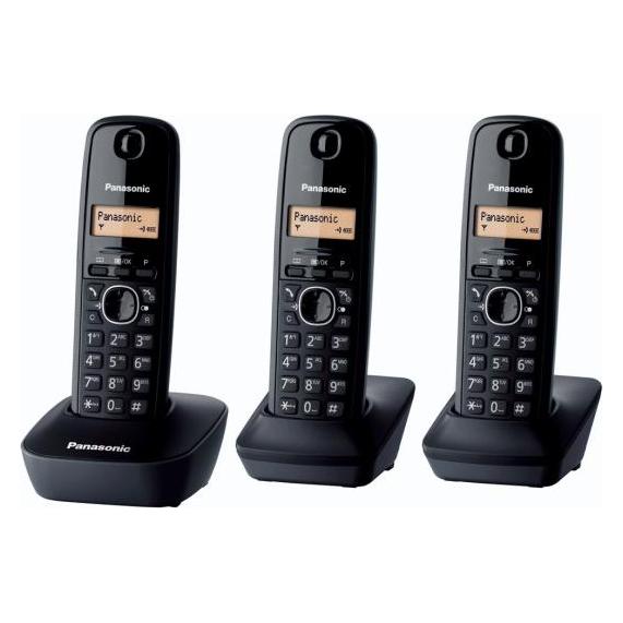 Panasonic KX-TG1613 DECT-telefoon Nummerherkenning Zwart (KX-TG1613BLH)