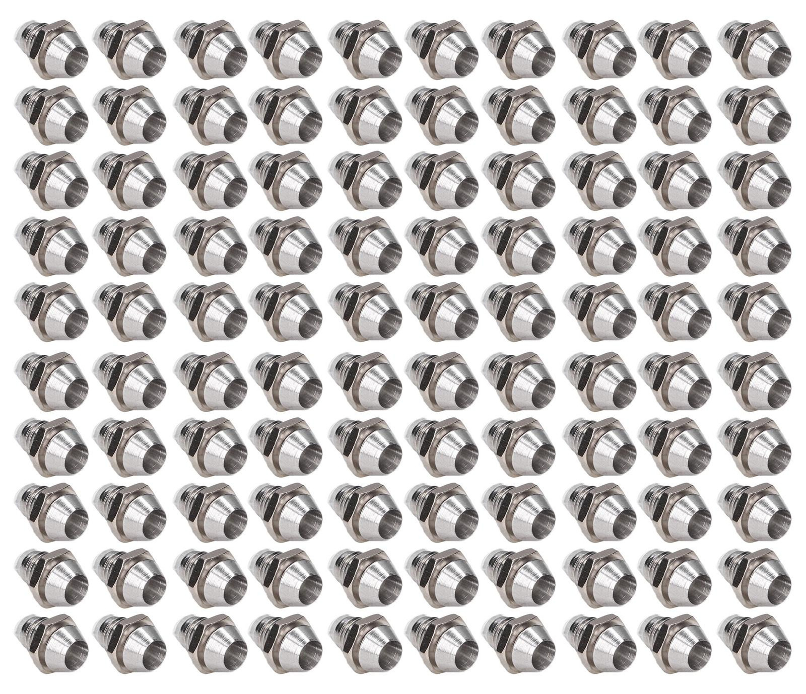 Gistuch 100 LED-houders met 3 mm randbevestiging