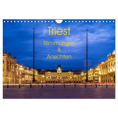 Triest - Stimmungen und Ansichten (Wandkalender 2027 DIN A4 quer), CALVENDO Monatskalender