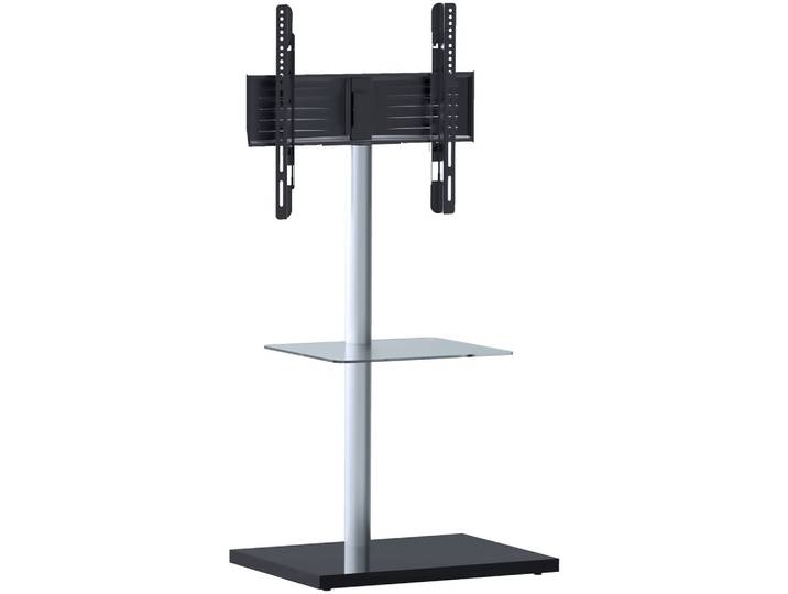 TV-Rack Nalano Klar/Silberfarben