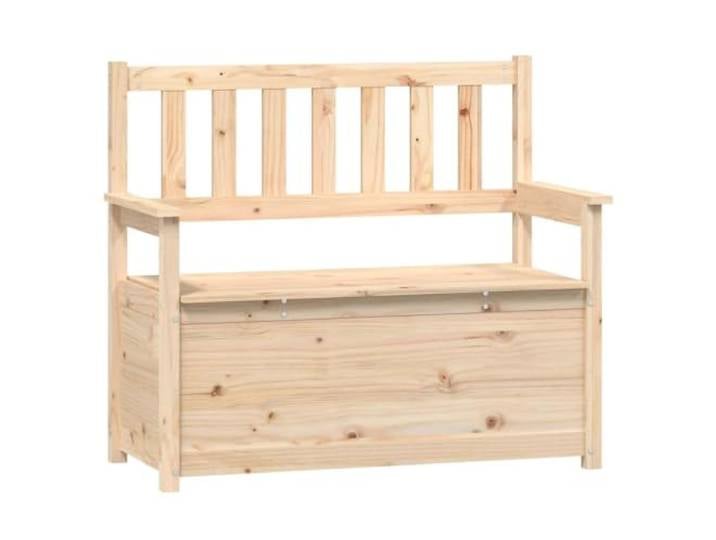 Makastle Sitzbank 112,5x51,5x96,5 cm Massivholz Kiefer