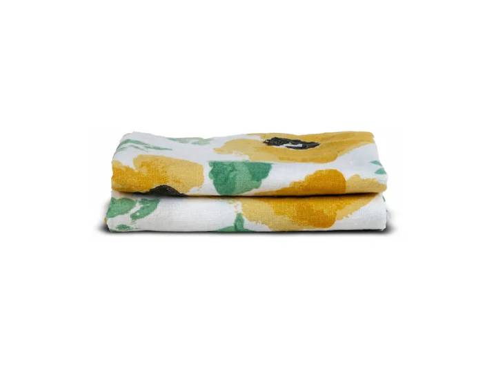 Sagaform Eden keukenhanddoek 50x70 cm 2-pack Gemengd geel