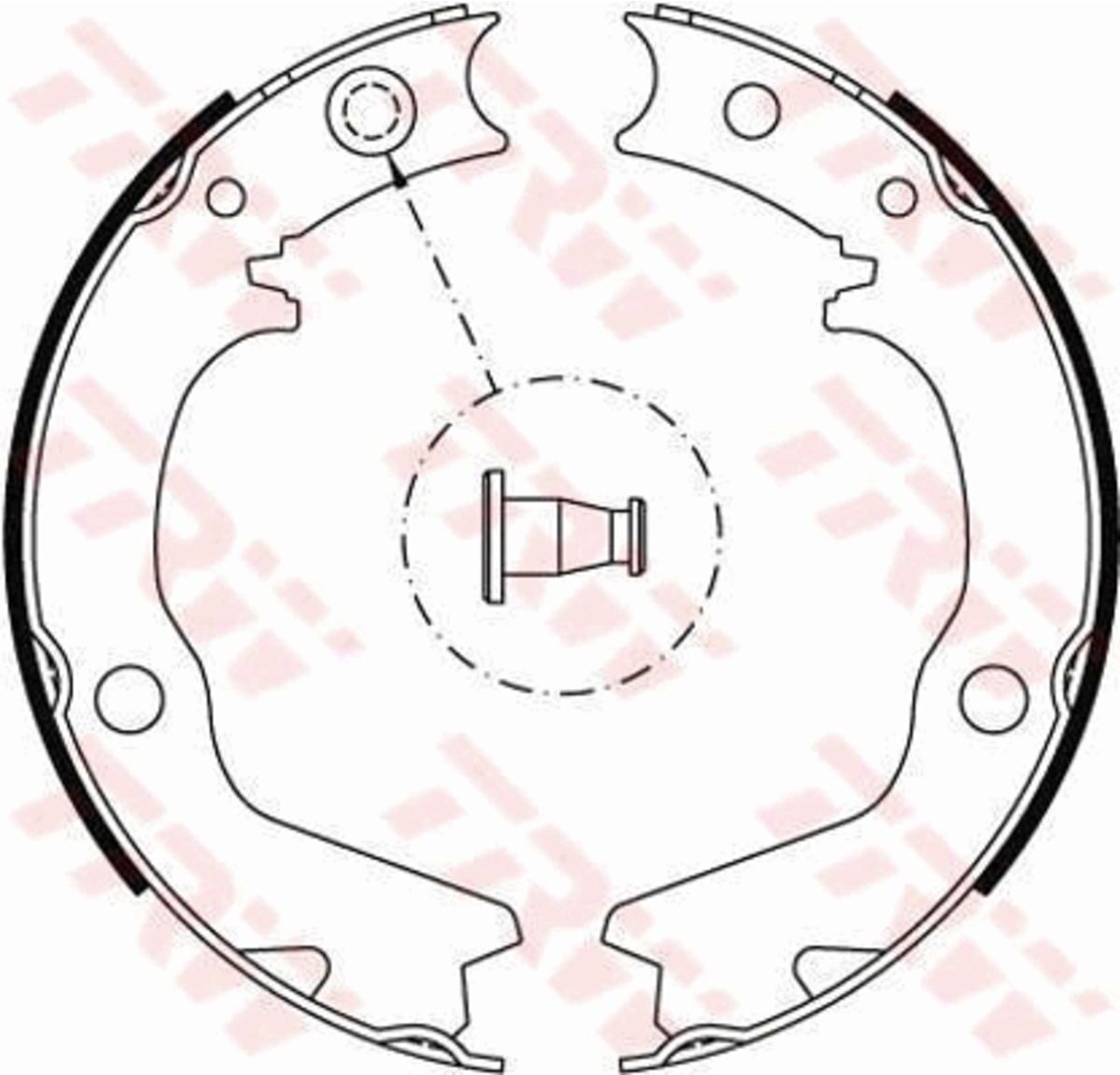 Bremsbackensatz, Feststellbremse TRW GS8479