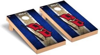 Skip's Garage University of Tulsa Golden Hurricane 2x4 Pro Cornhole Boards - V4