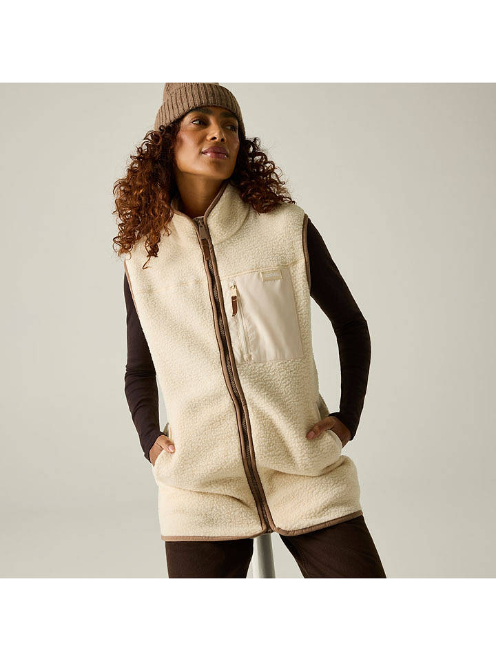 Regatta Fleeceweste "Frankie Borg" in Creme - 36