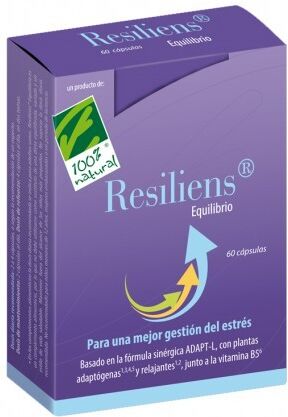 100% Natural Resiliens Equilibrio 60 Capsules