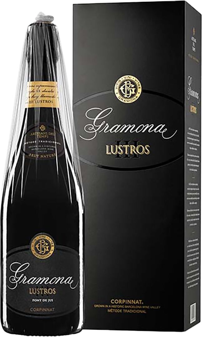 Gramona Vino espumoso Brut Nature Gran Reserva III Lustros Corpinnat.