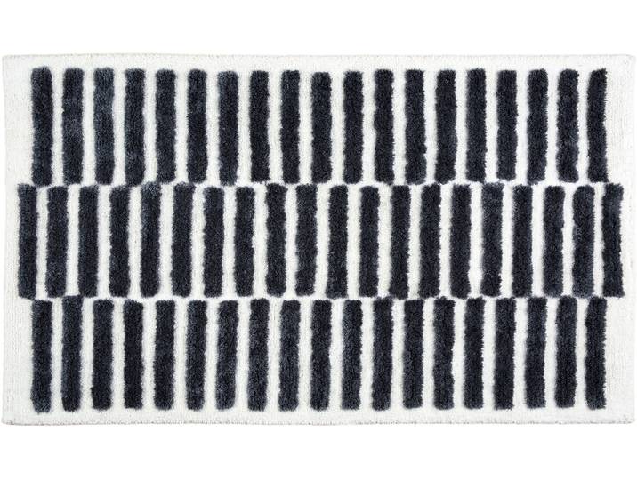 Badematte Barbados 231 , schwarz (schwarzweiß), H:17mm, Baumwolle, Viskose, SCHÖNER WOHNEN-KOLLEKTION, Badematten, Badematte, kuschelweicher Badezimmerteppich, waschbar