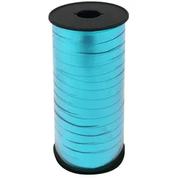 Geschenkband / Ballonband / Polyband / Kräuselband - metallic hellblau 92m