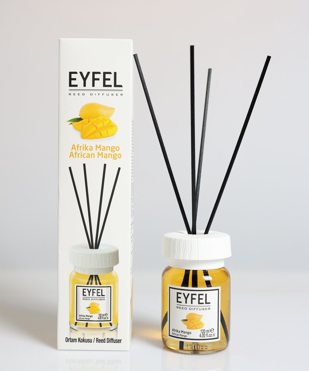 EYFEL Reed Diffuser met Geurstokjes African Mango 120ml