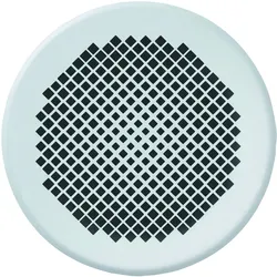 VAILLANT Design Abdeckblende rund Durchmesser 125 mm Square weiß