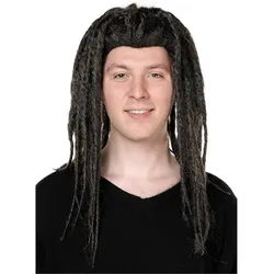 Metamorph Schwarze Dreadlock Perücke