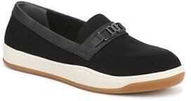 Women's Daydream Slip-On Moc Loafer by LifeStride in Black Vanilla (Size 6 M)