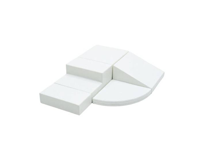 IGLUSoftplay IGLU Set 6 Corner Climber, Pastell/Grün/Honig - Schaubstoff-Bausteine Spielbauklötze, (5 St), weich, sicher, handgemacht, stapelbar, zertifiziert, langlebig