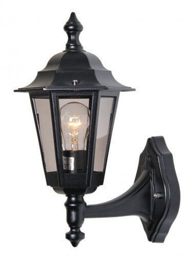 Franssen Berlusi Up Klassieke Muurlamp - Zwart