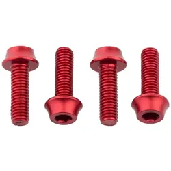 WOLF TOOTH Schrauben Set M5 x 15 mm Flaschenhalterschrauben | farbig r