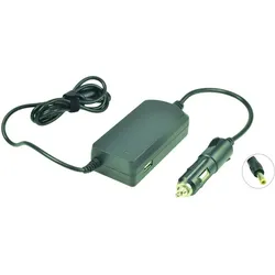 2-Power DC Car Charger 19V 2.37A 45W, Auto Adapter, Schwarz