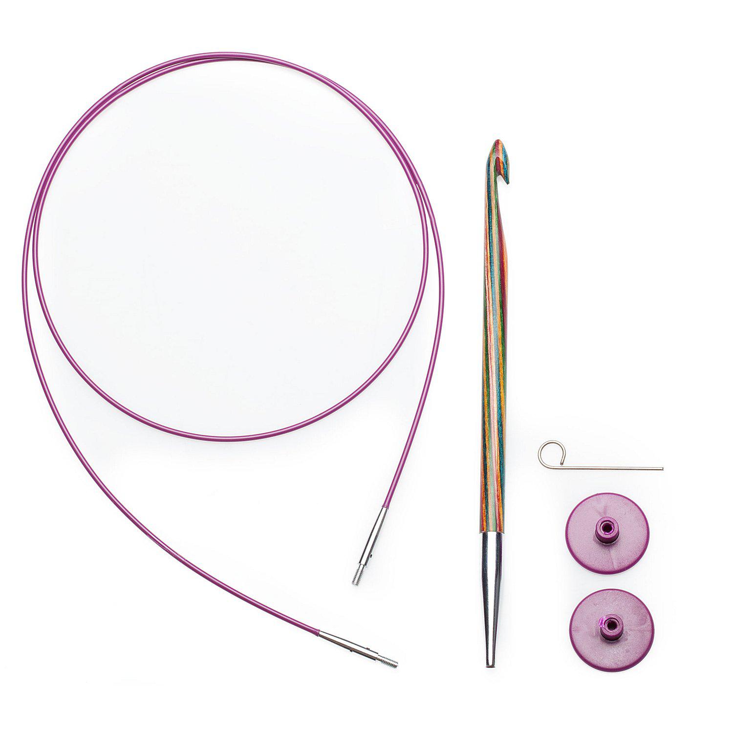 KnitPro Tunesische Häkelnadel, 7 mm Ø, im Set