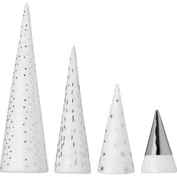 Little Winter Forest Weihnachtsfiguren, silber, 4 St.